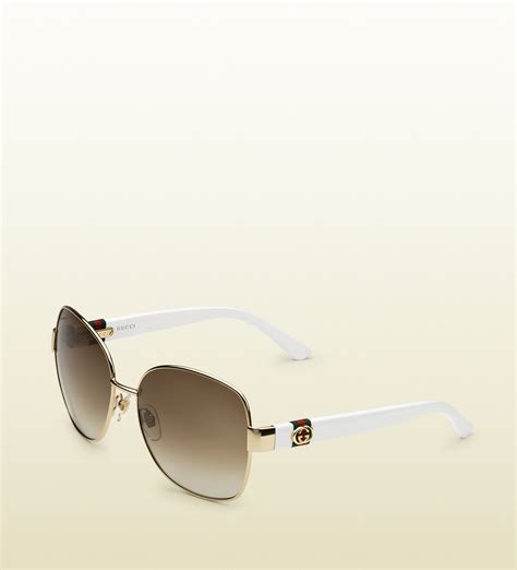 gilt gucci sunglasses|gucci sunglasses women gold.